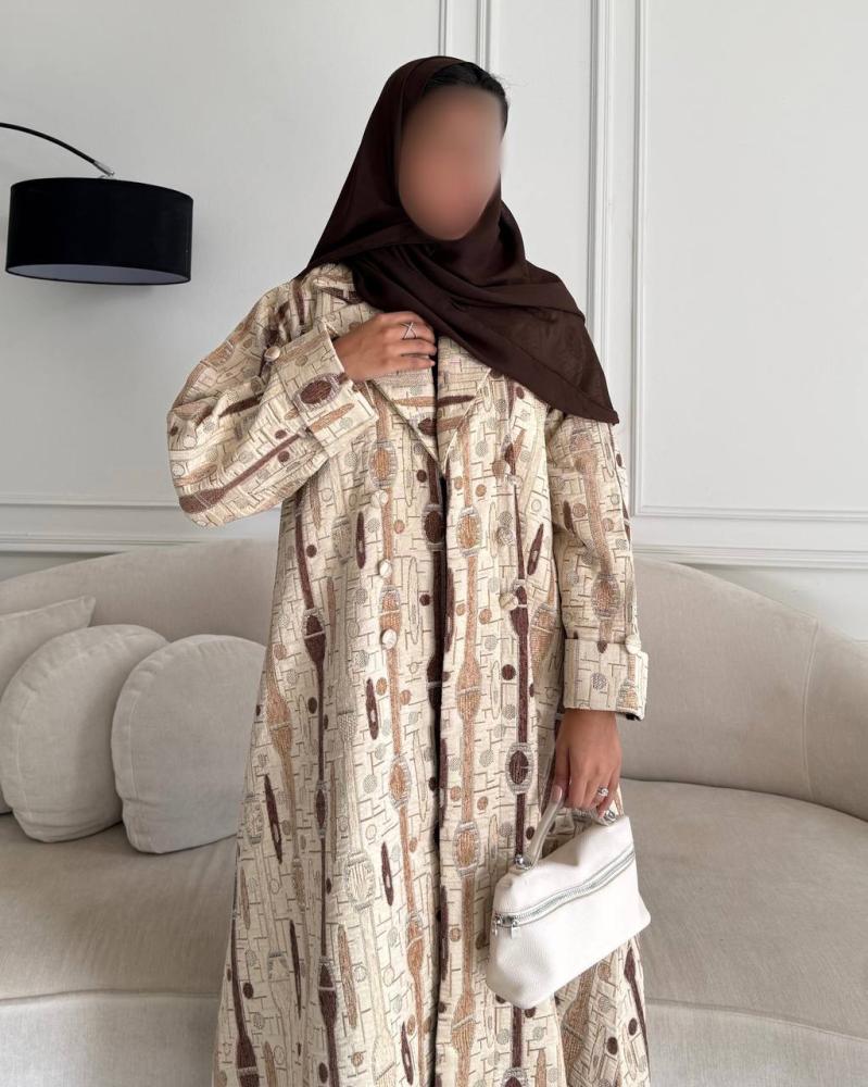عبايه بليزر جاكار بيج فاتح