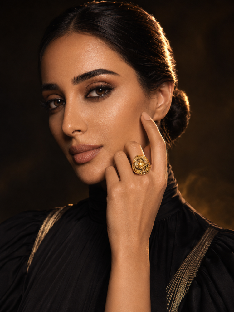 خاتم ذهب عيار 21