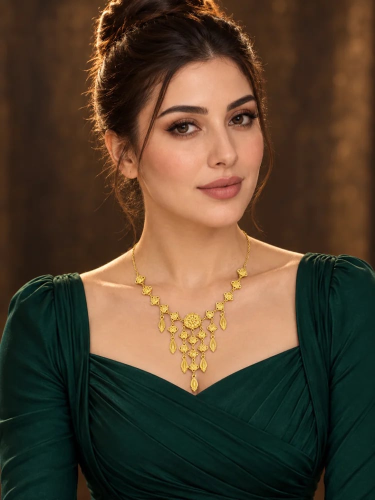 خناق كرسي جابر ذهب عيار 21 وزن 2.9 جم