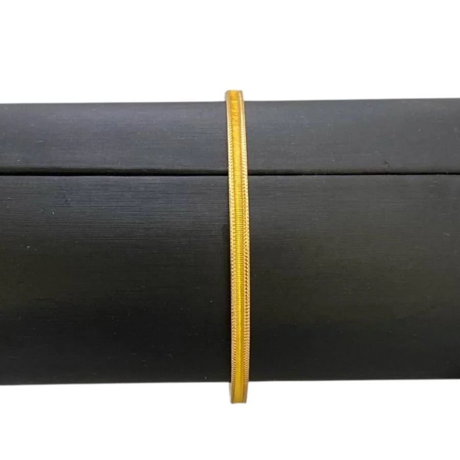 Express Line Bangles, 21-karat gold