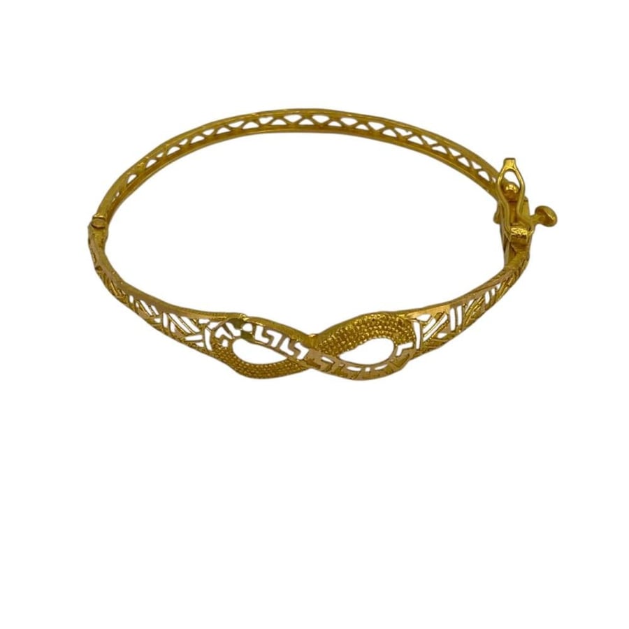 21-karat gold children's bracelets, weight 3.46 grams
