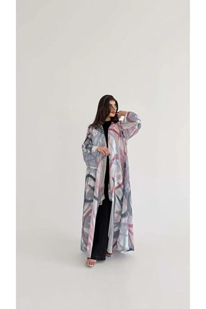 AYA MWT1075 - عباية طباعة | Printed Abaya