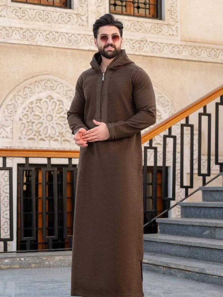 ثوب مغربي شتوي انيق