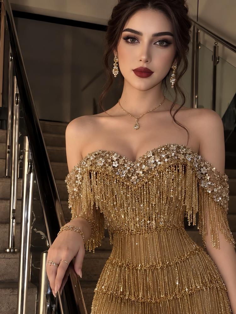فستان ورد