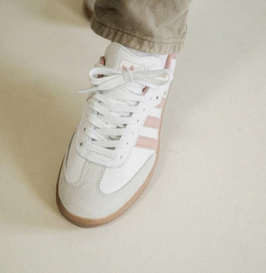 adidas Samba OG White Wonder Clay Gum