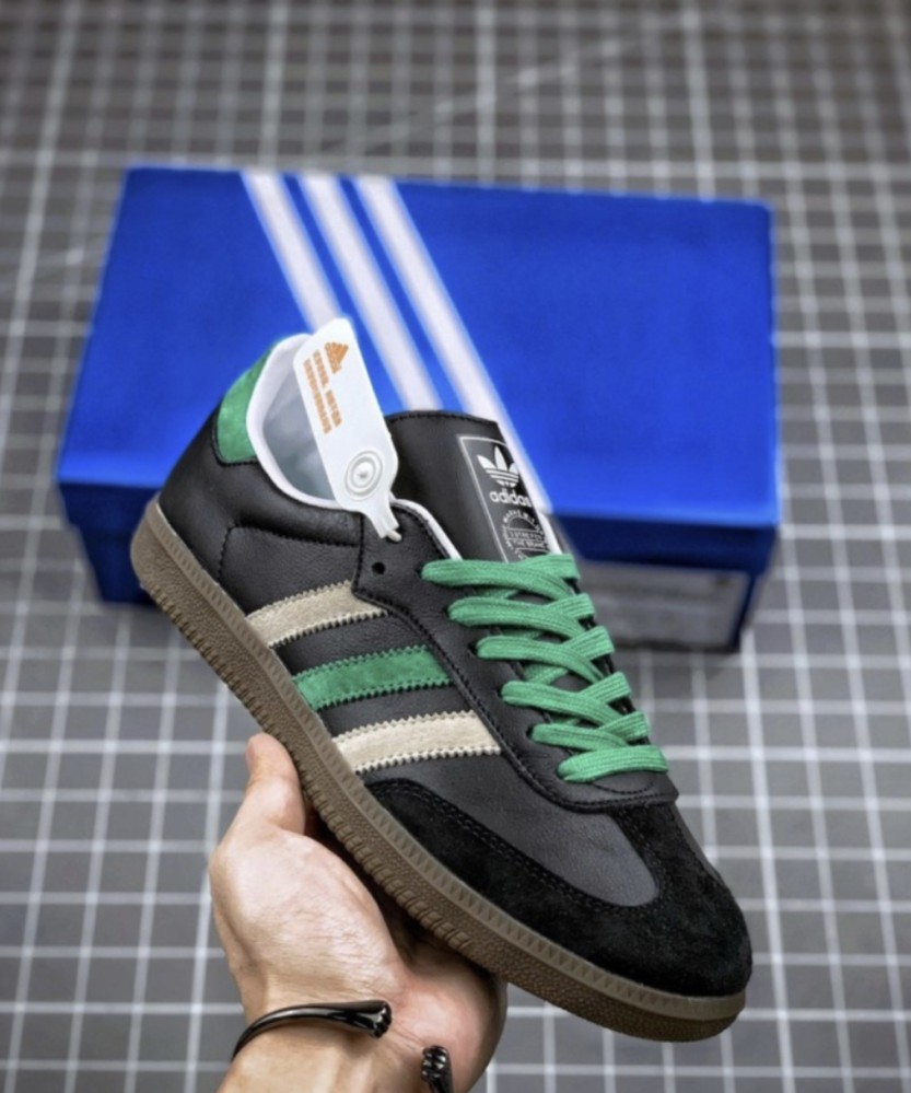 Adidas Samba Shoes 'Core Black Orange Cloud White