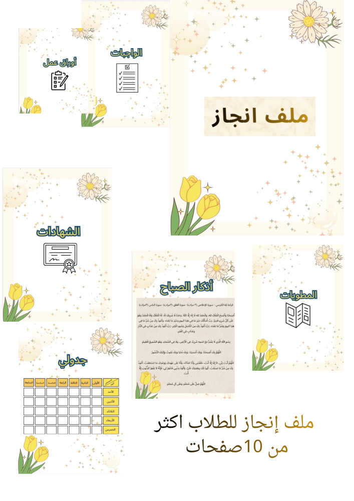 ملف إنجاز طلاب 2