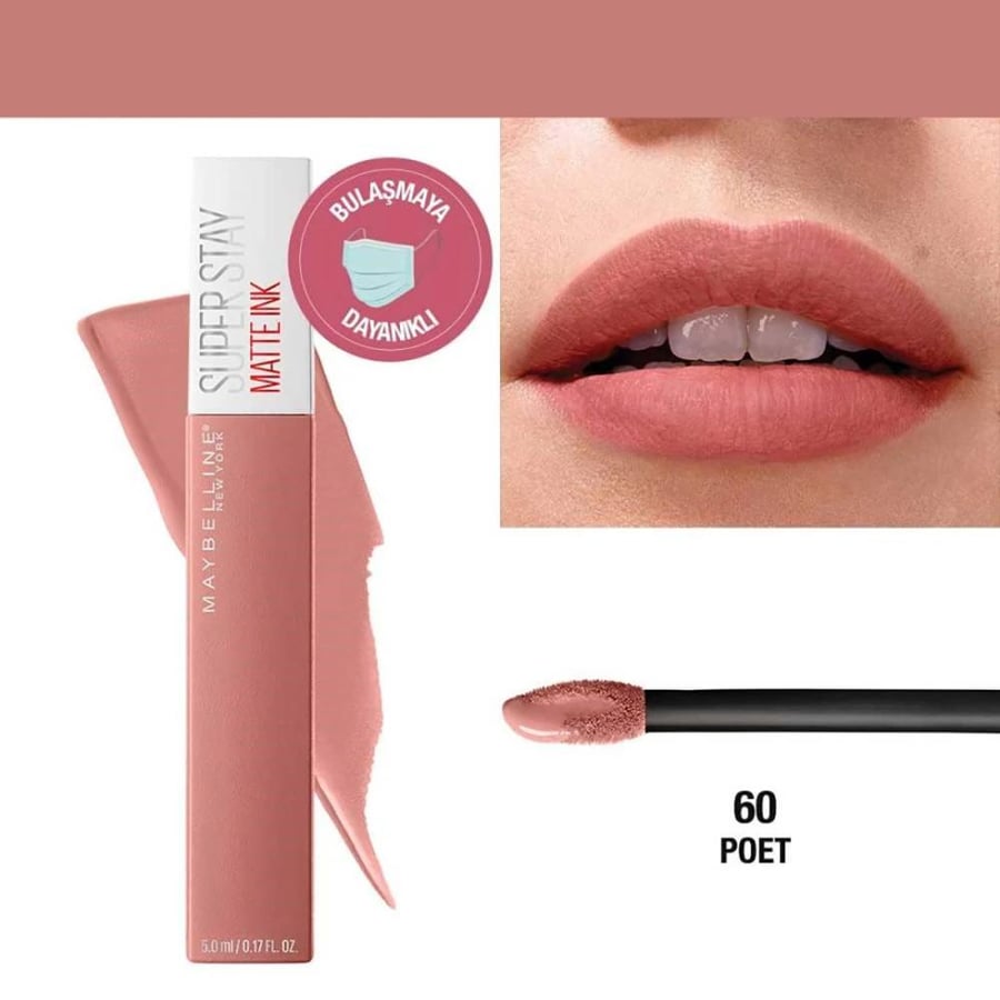 Maybelline Super Stay Matte Ink Liquid Lipstick 60 Poet