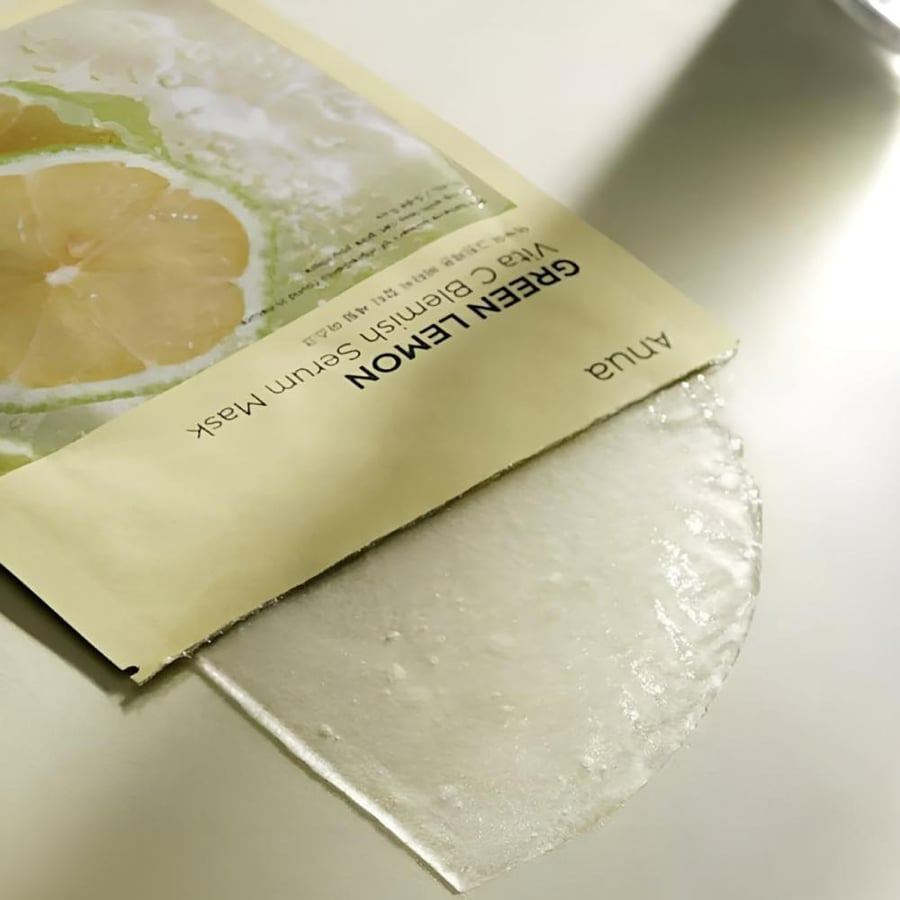 Anwa Green Lemon and Vitamin C Sheet Face Mask