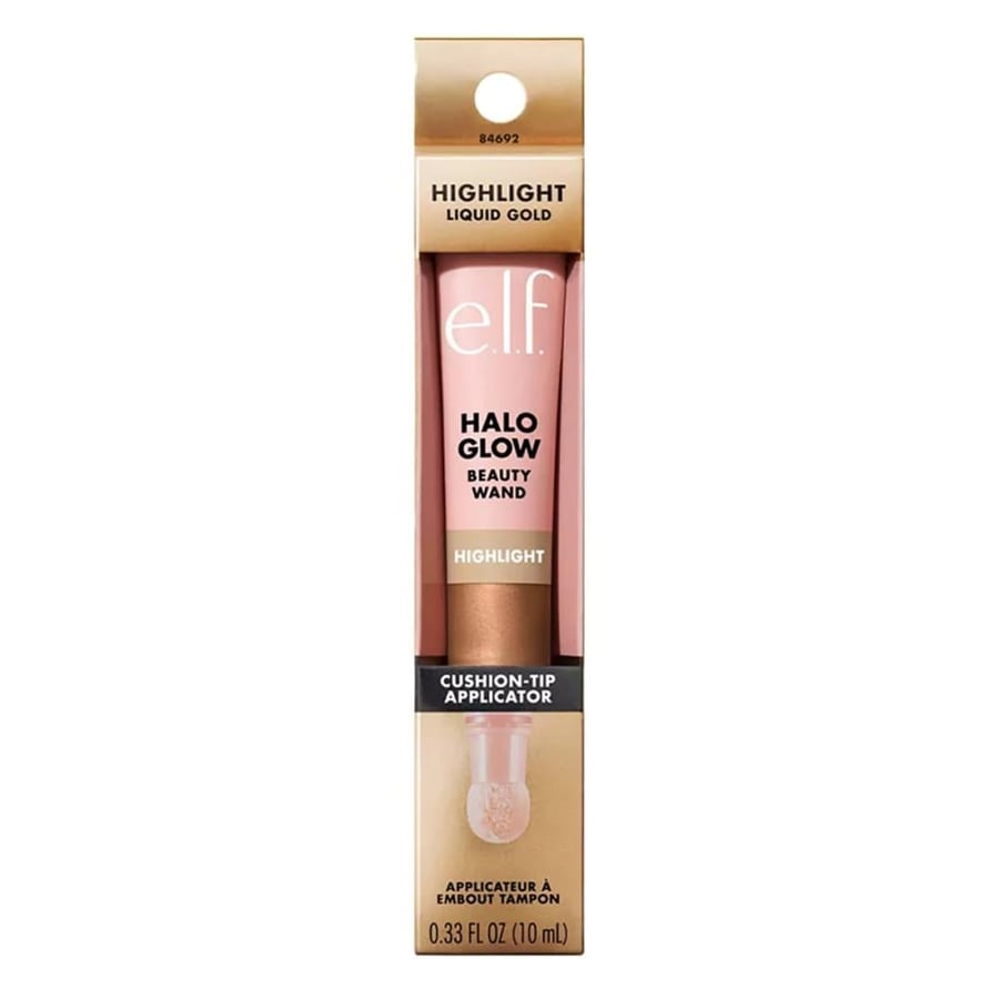 Elf Halo Glow Beauty Wand highlighter liquid gold