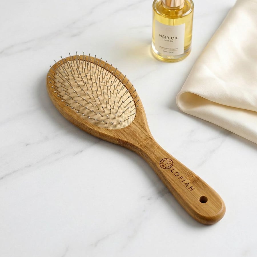 LOFIAN Wooden Hair brush, Wooden Hair Comb
