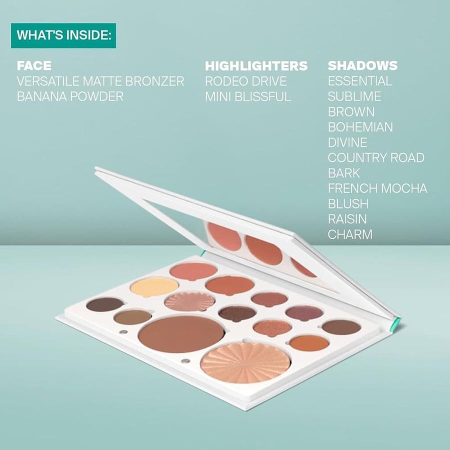 Ofra Boho Professional Contour, Blush  Highlighter Palette