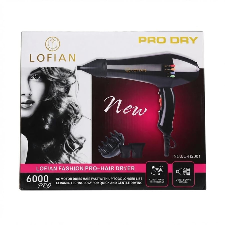 مجفف هوائي الشعر الإحترافي من لوفيان LO-H2001