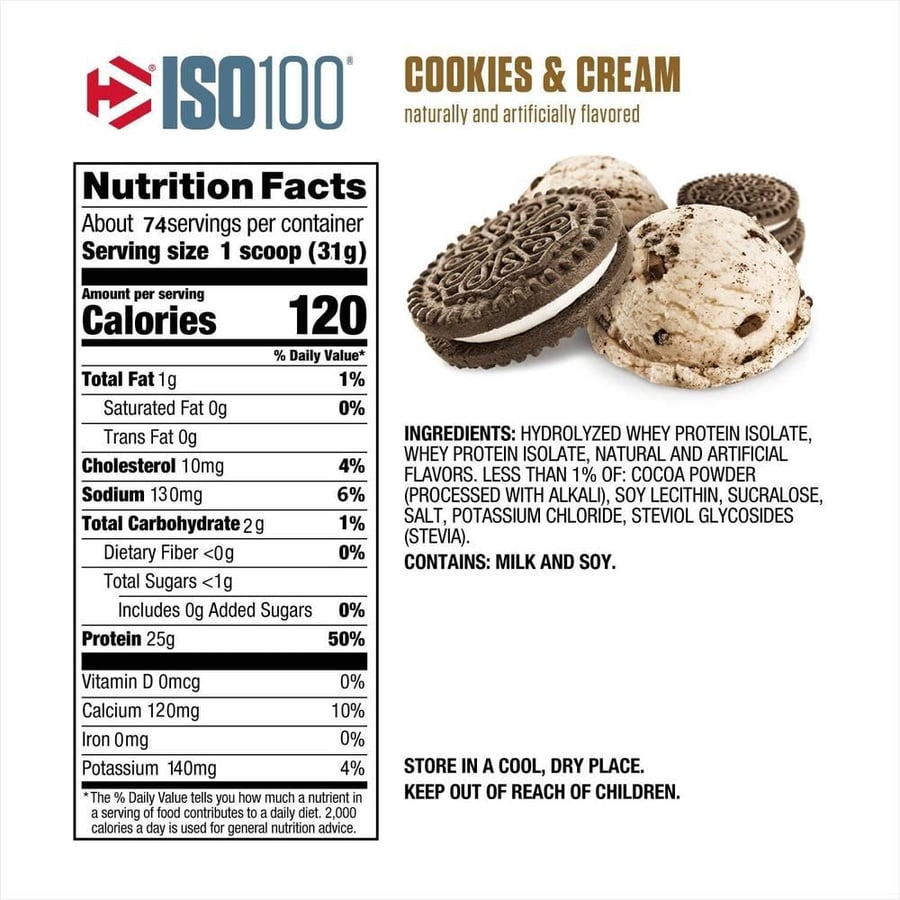 DemaTays ISO 100 Cookies & Cream 5 Pound