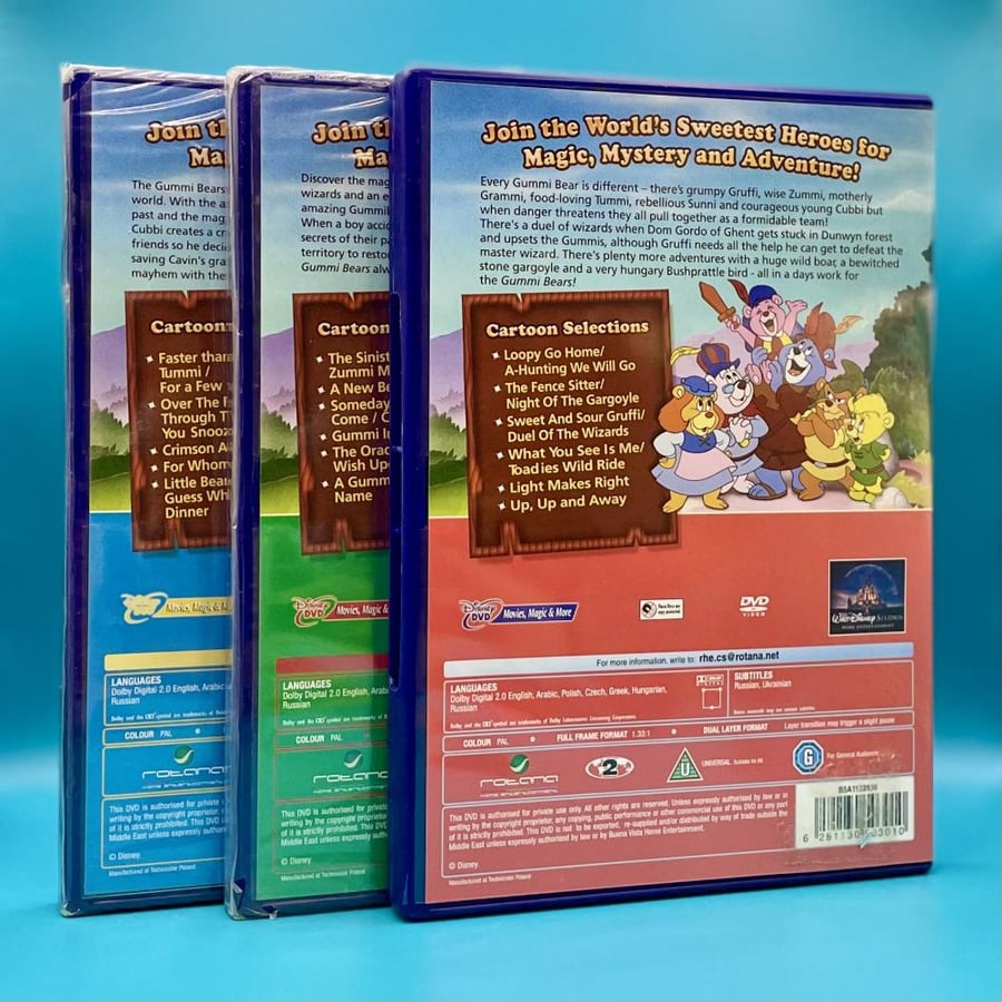 حلقات من مسلسل دبب الاساطير DVD مدبلج بالعربي مصري  (٣ DVDS )