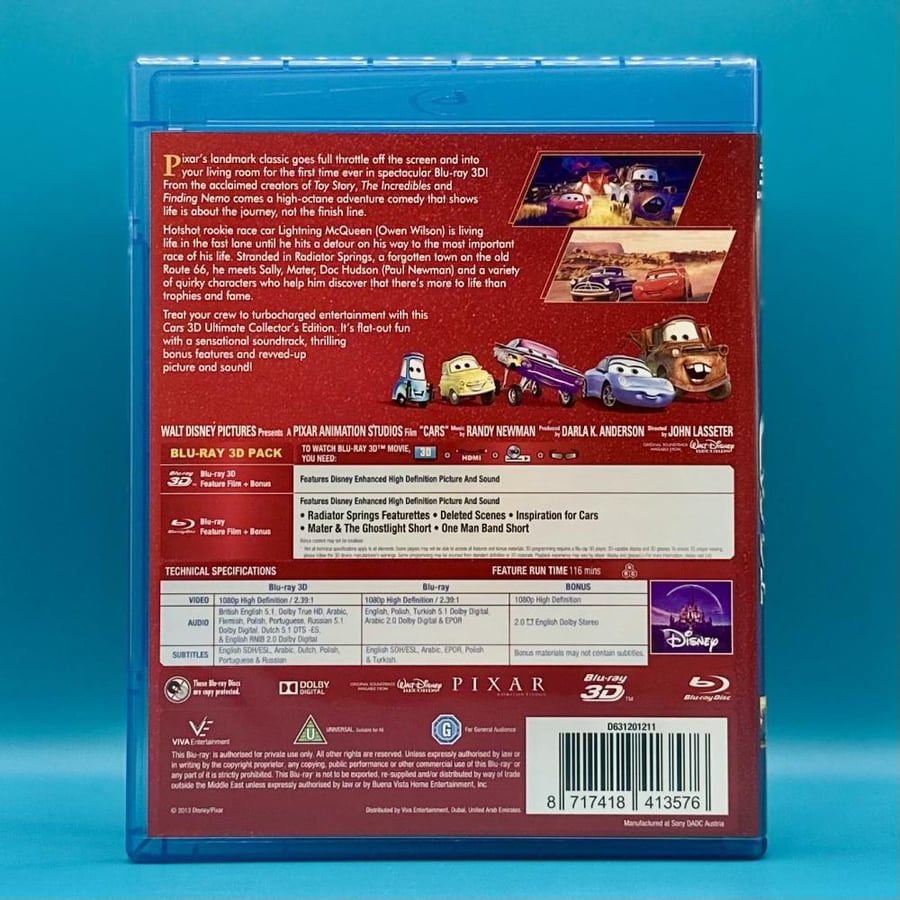 فلم سيارات Cars Blu-ray مدبلج بالعربي مصري