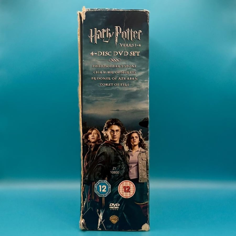 بوكس سيت اول ٤ اجزاء هاري بوتر DVD مترجمة بالعربي