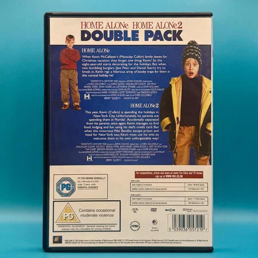 Home alone الجزء الاول والثاني DVD انجليزي