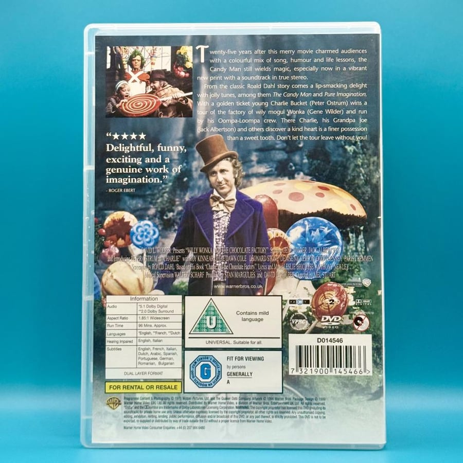 فيلم Willy Wonka & the Chocolate Factory DVD