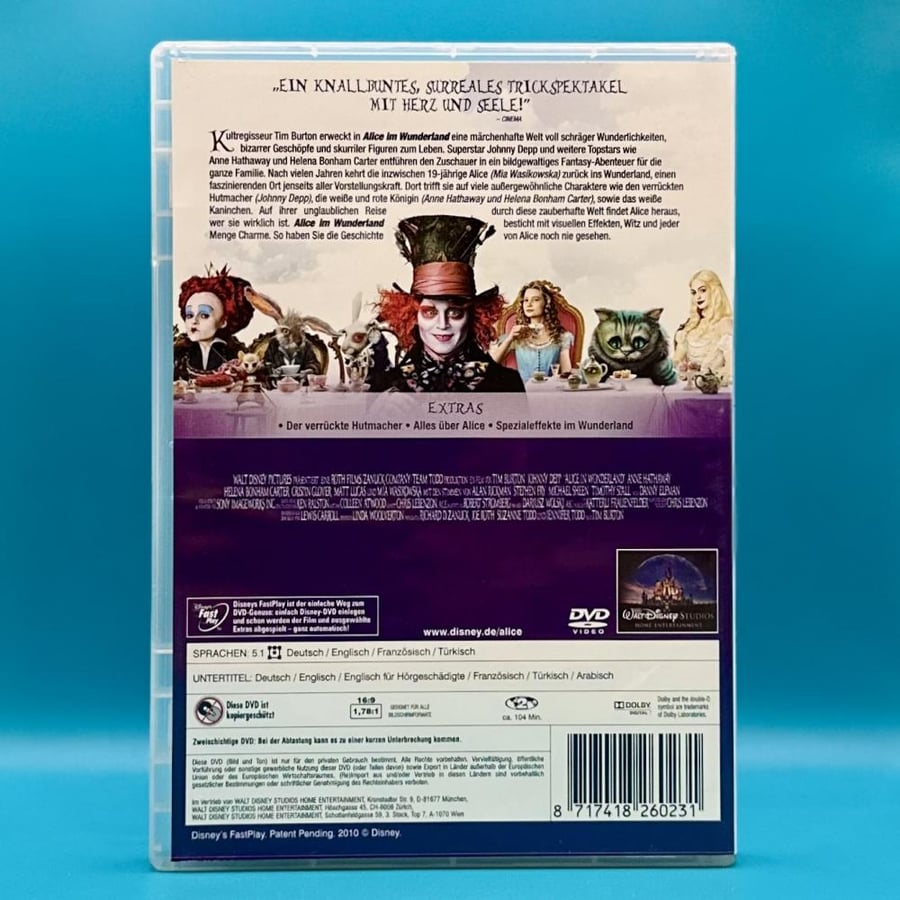 فلم Alice in Wonderland DVD مترجم بالعربي