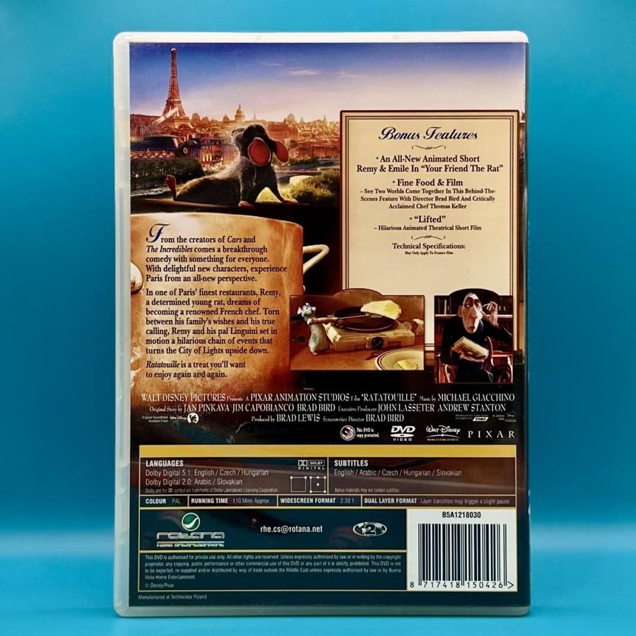 فلم خلطيبيطة بالصلصة DVD مدبلج بالعربي مصري Ratatouille