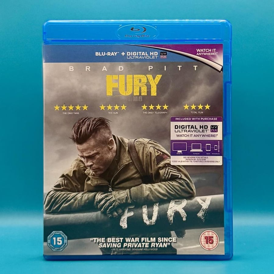 فيلم Fury Blu-ray مترجم