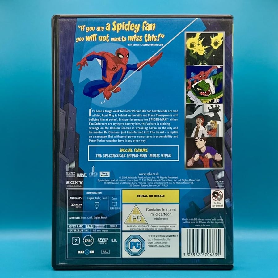 The Spectacular Spider-Man DVD مدبلج بالعربي