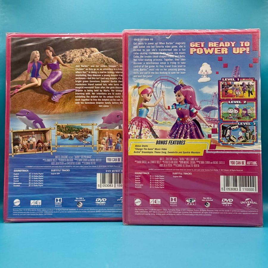 فلم باربي  DVD Barbie Video Game Hero مدبلج