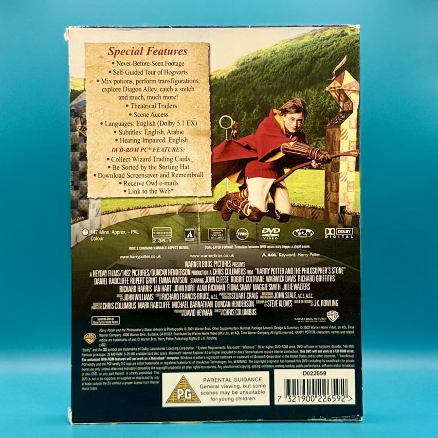فلم هاري بوتر الجزء الاول  DVD مترجم بالعربي Harry Potter