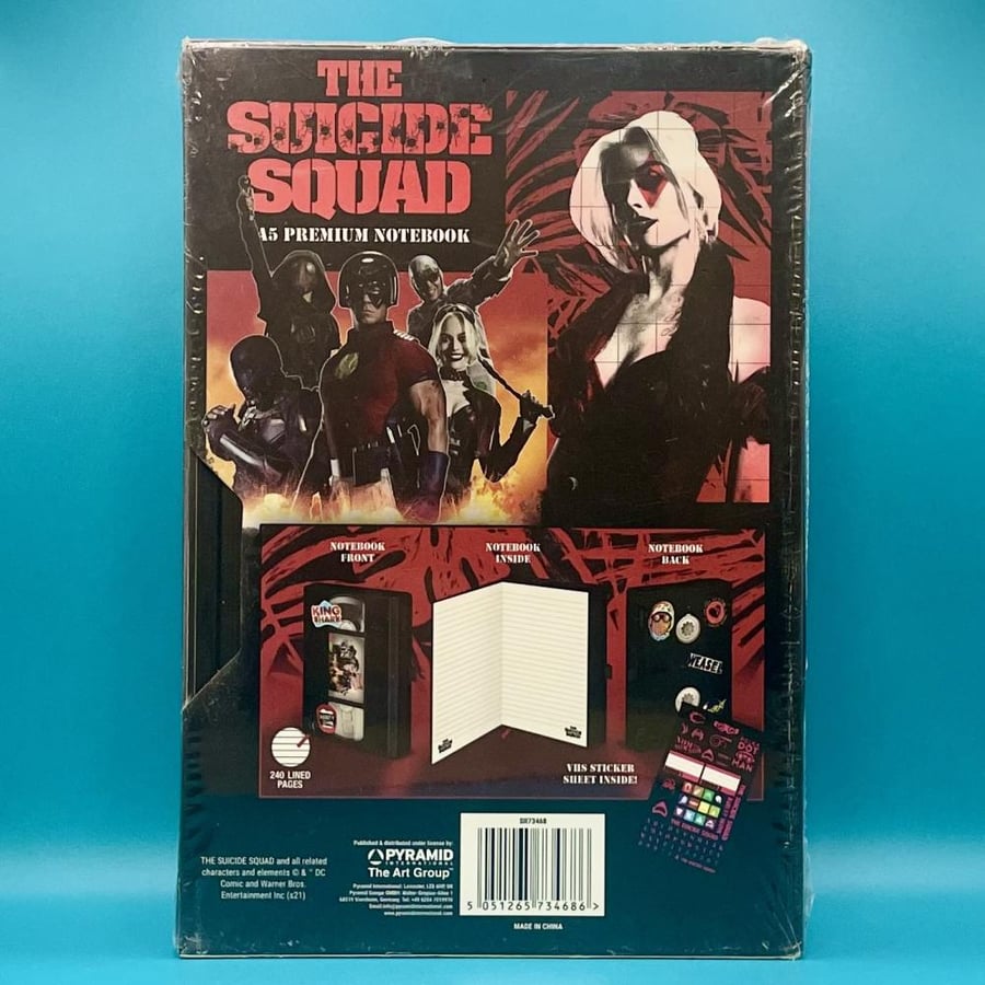دفتر The Suicide Squad. دفتر على شكل شريط فيديو