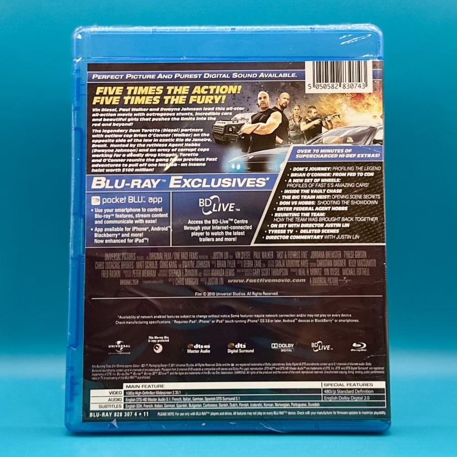 فلم Fast & Furious 5 Blu-ray انجليزي