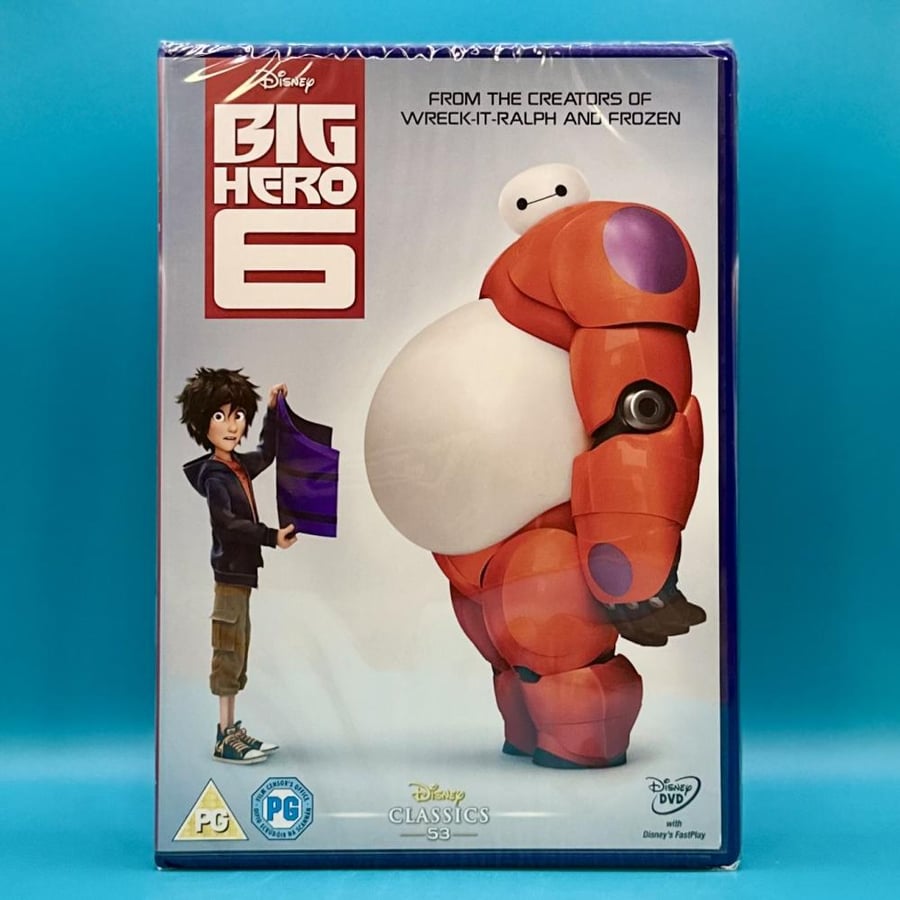 فيلم Big Hero 6 DVD مع سليب كفر •  مدبلج باللغة العربية