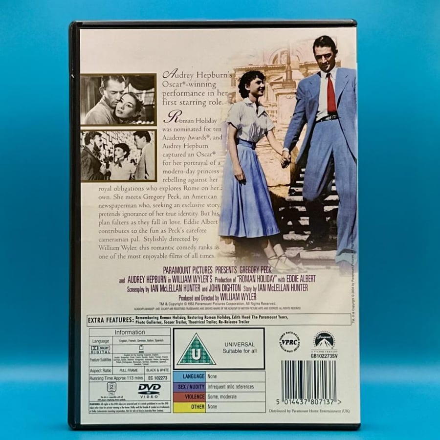 فلم Roman Holiday DVD مترجم