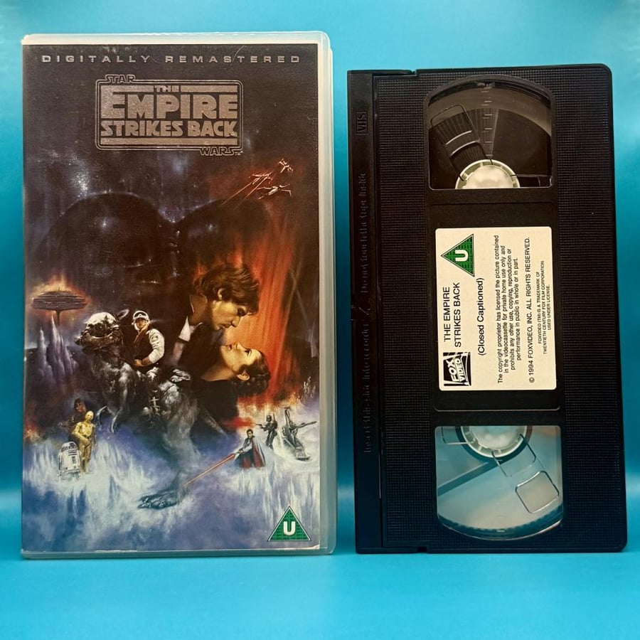 شريط فيديو فيلم Star Wars The empire Strikes Back VHS