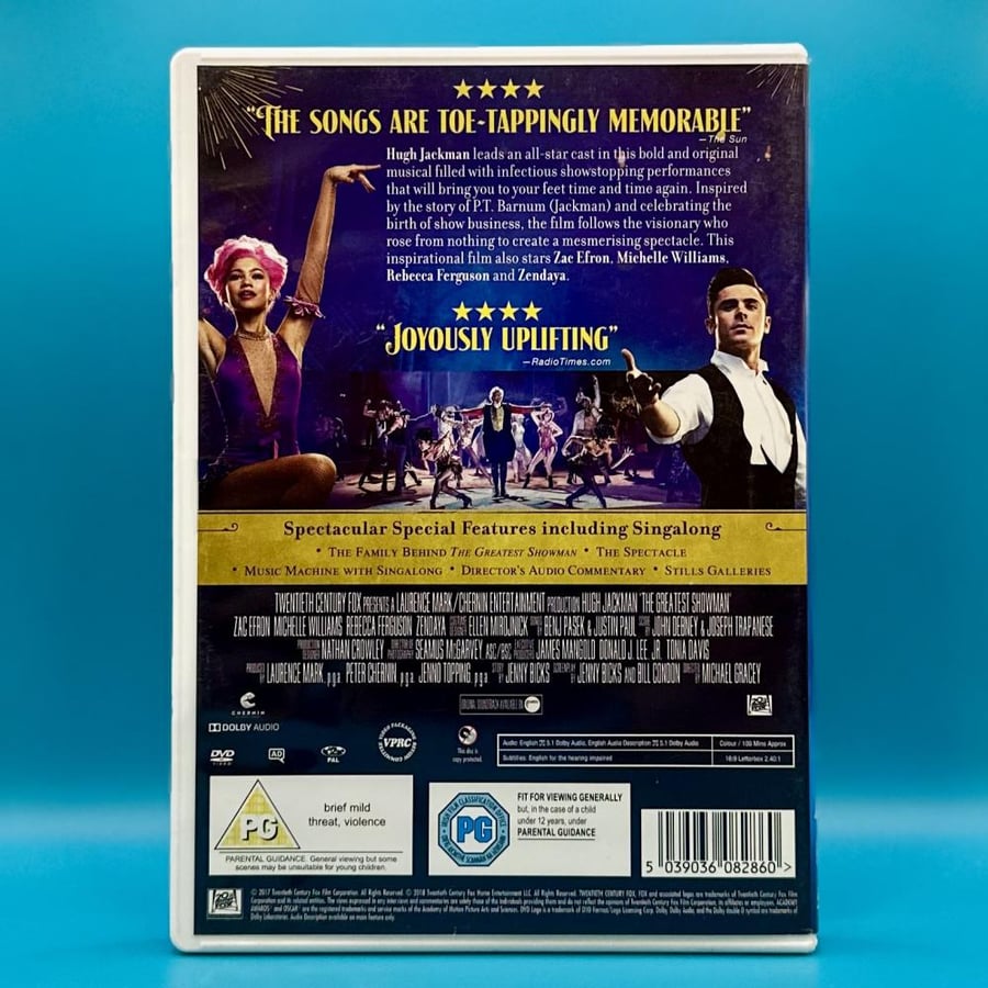 فلم The Greatest Showman DVD انجليزي