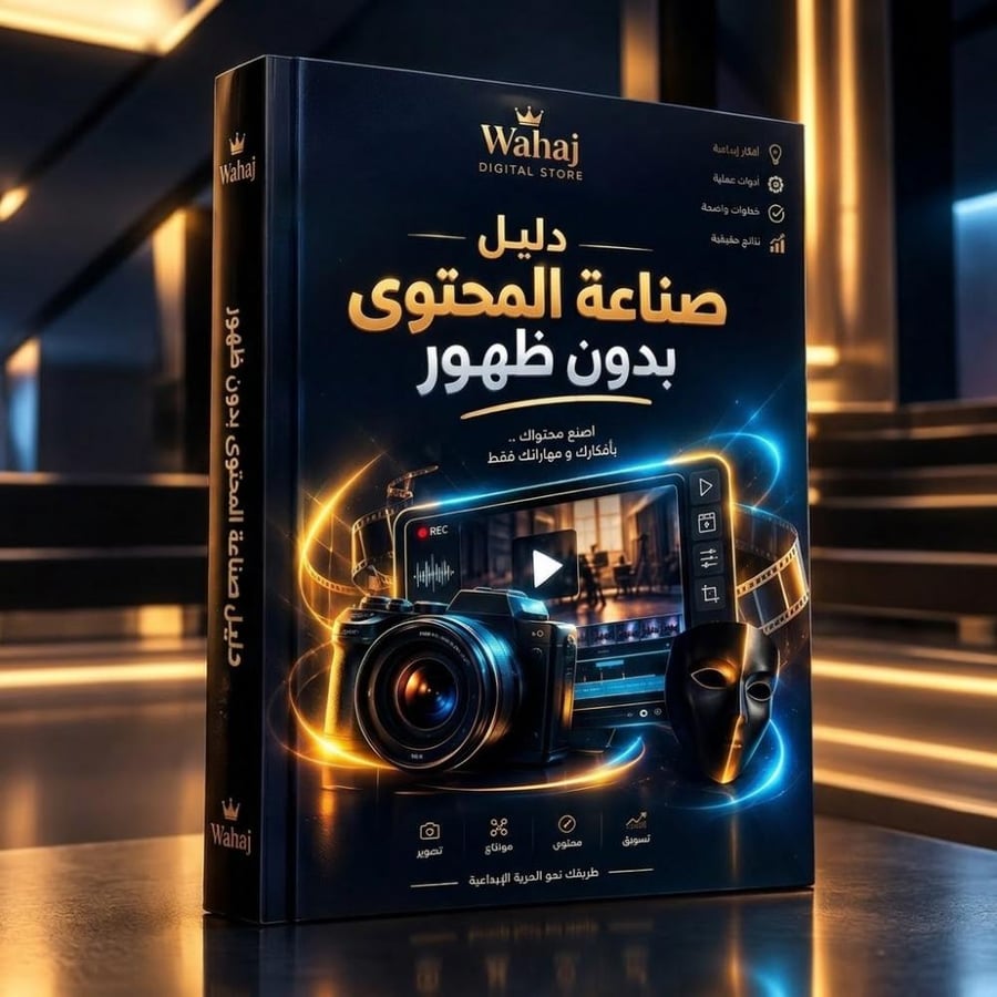 دليل صناعة المحتوى بدون ظهور