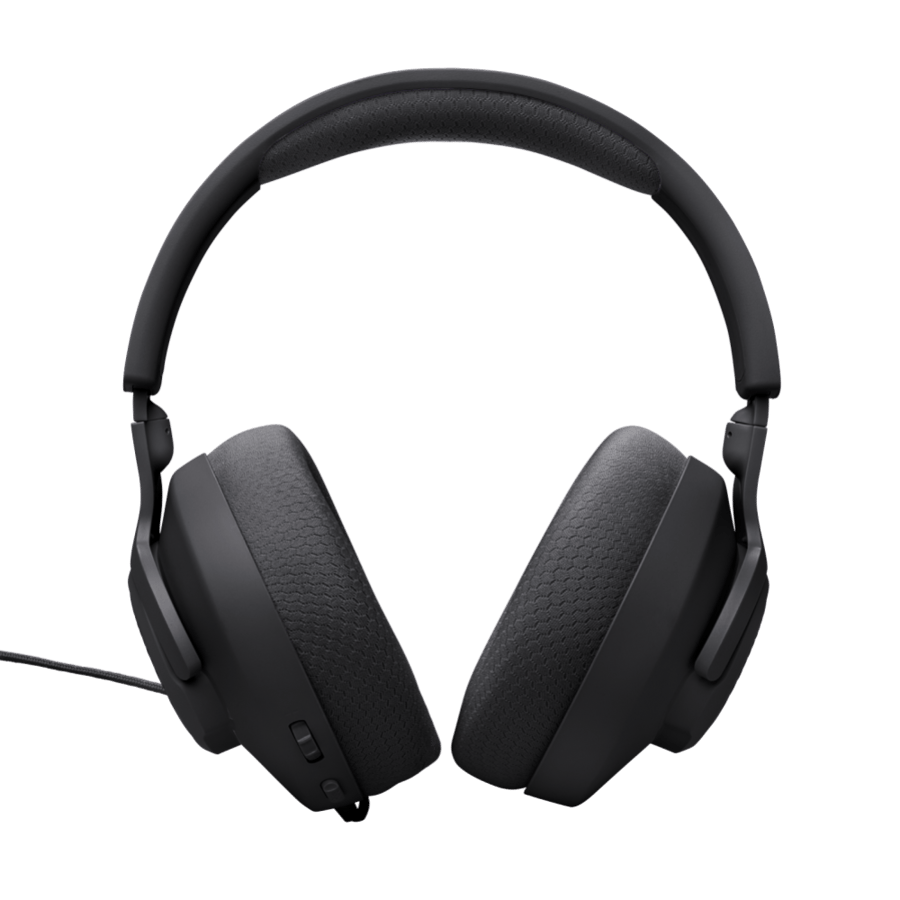 JBL Quantum 100M2 gaming headset with removable microphone and mute option - black