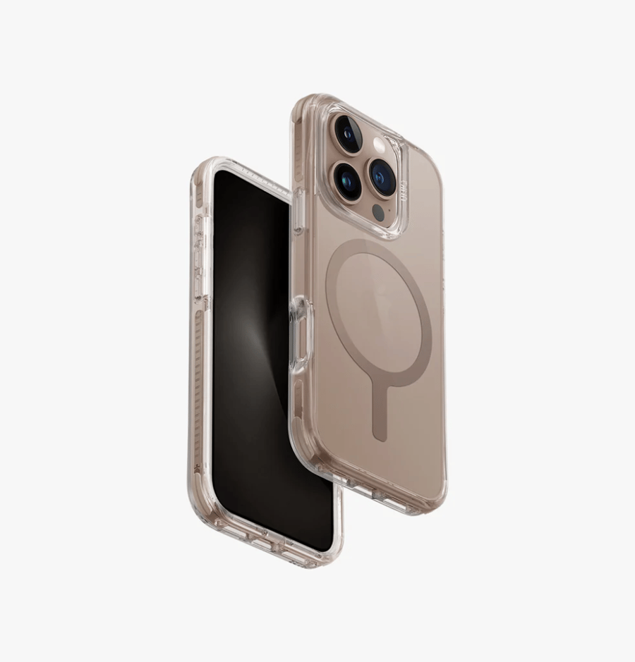 Unic - Maj Safe Hybrid Protection Case for iPhone 16 Pro Glowing Lumie - Desert
