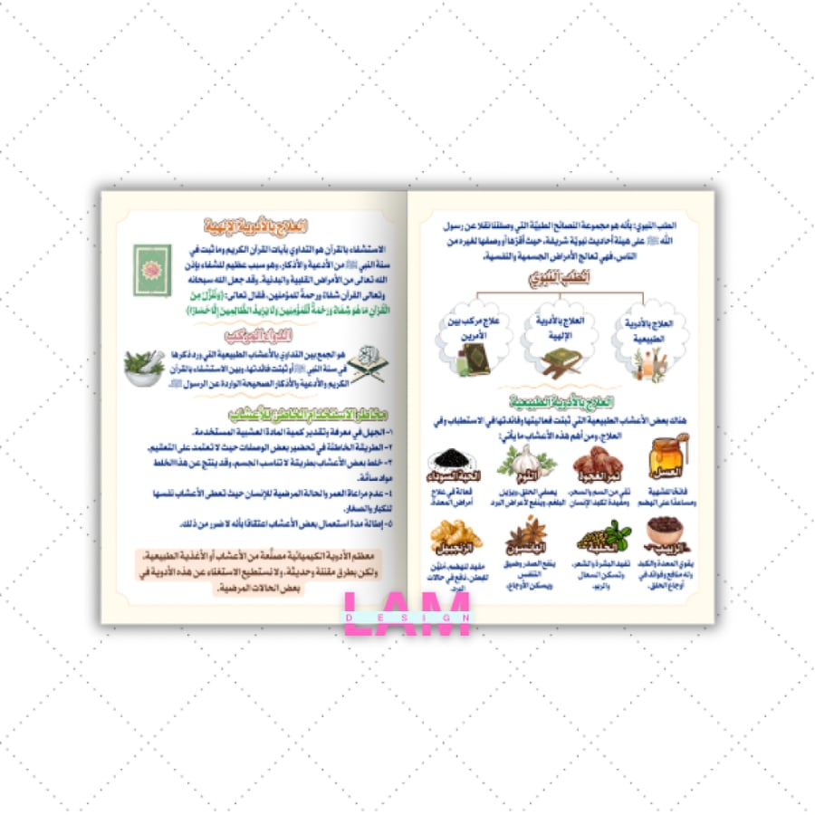 مطوية الطب النبوي  والتداوي بالأعشاب (التوعية الصحية)