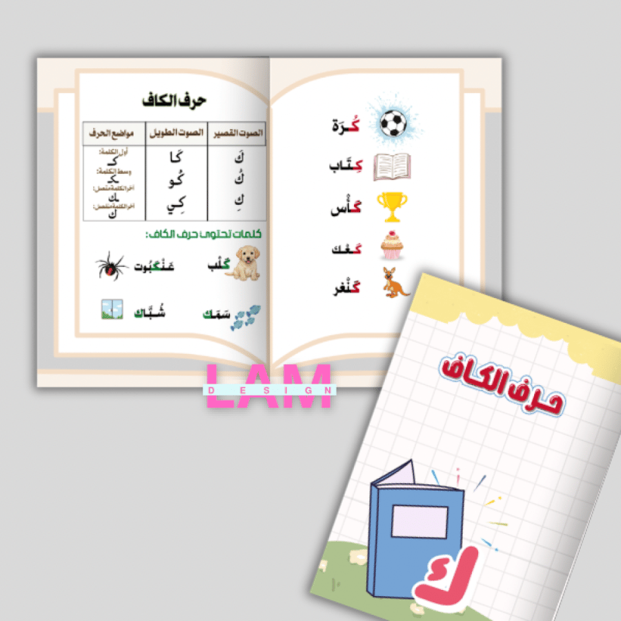 مطوية حرف الكاف