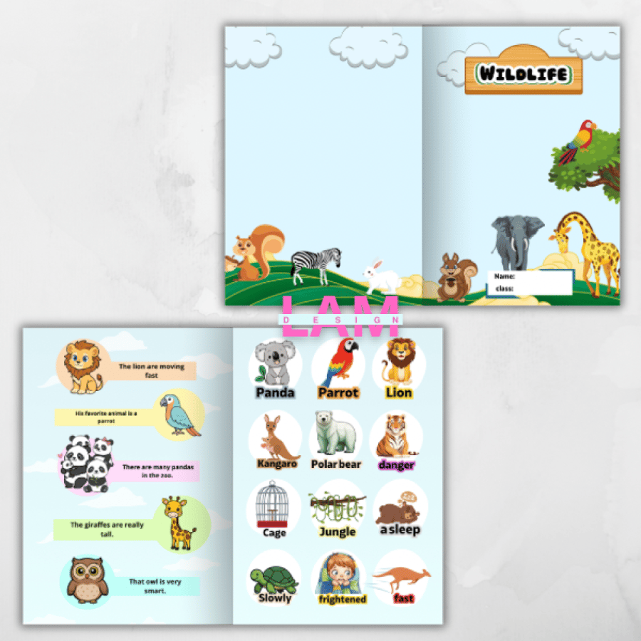 مطوية Wildlife الحياة البرية
