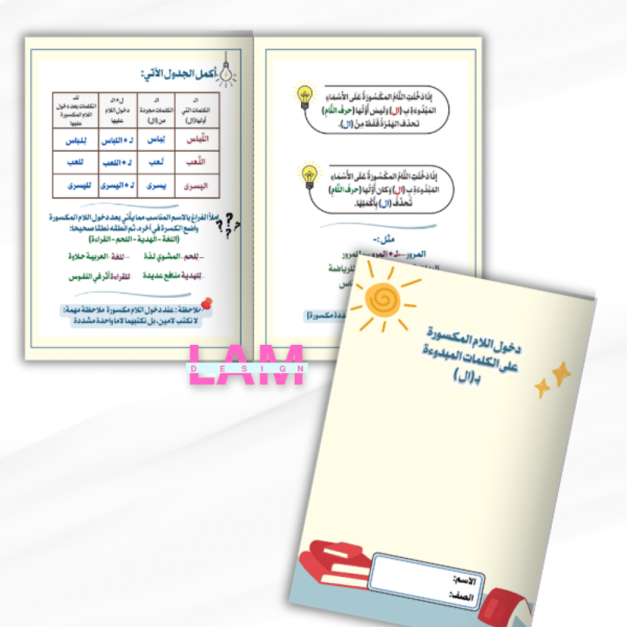 مطويات ومشاريع لغتي رابع الترم الثاني