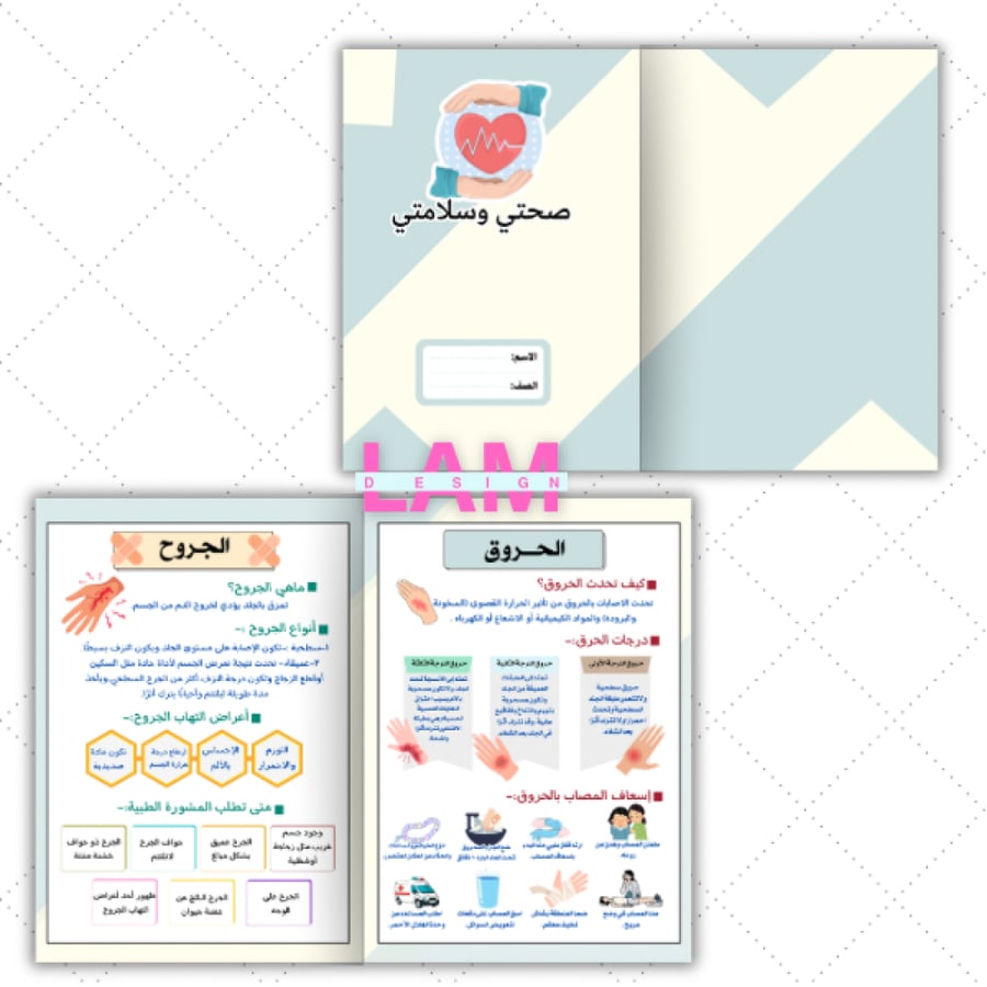 مطوية صحتي وسلامتي