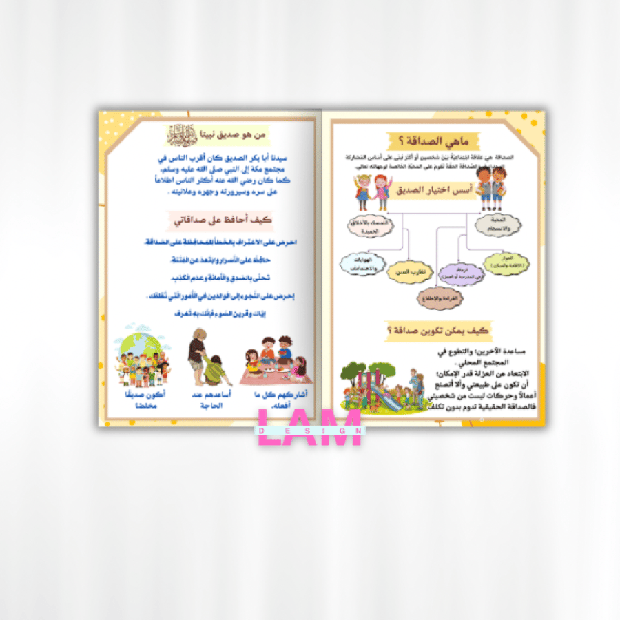 مطوية وحدة شخصيتي (كيف اختار أصدقائي)