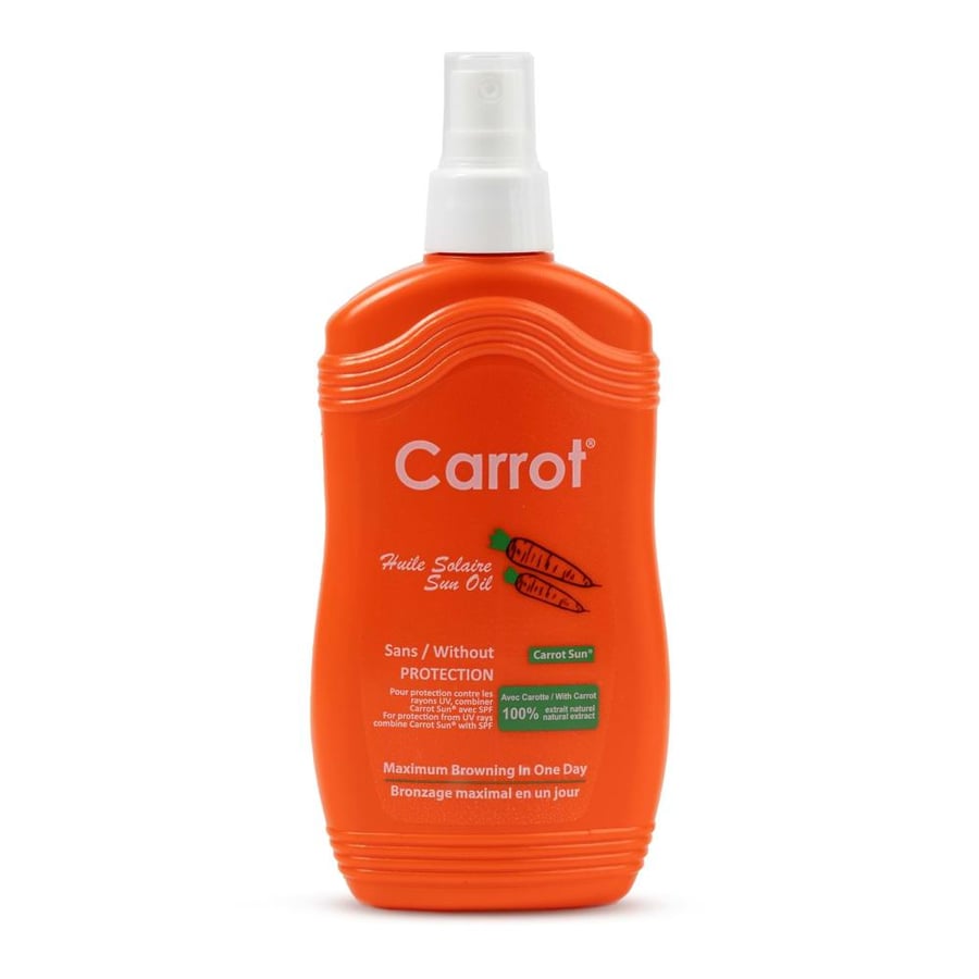 بخاخ زيت تان الجزر من كاروت صن Carrot Sun Carrot Tanning Oil تسريع تان