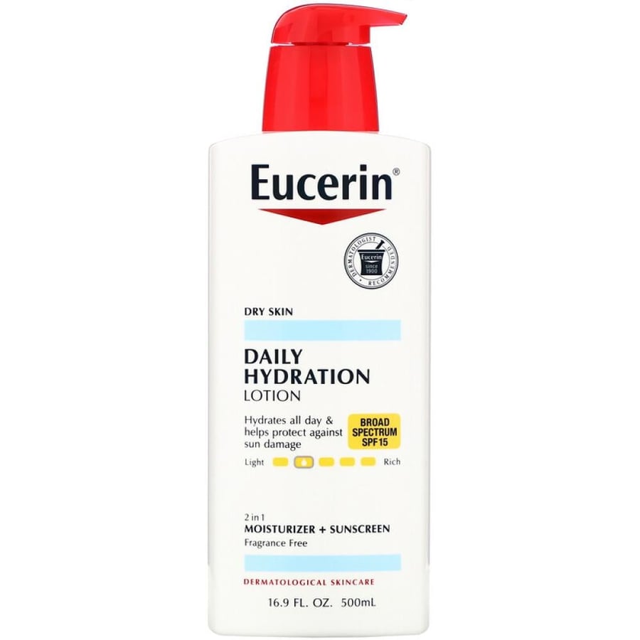 لوشن يوسيرين للترطيب اليومي مع حماية SPF15 حجم 500 مل
