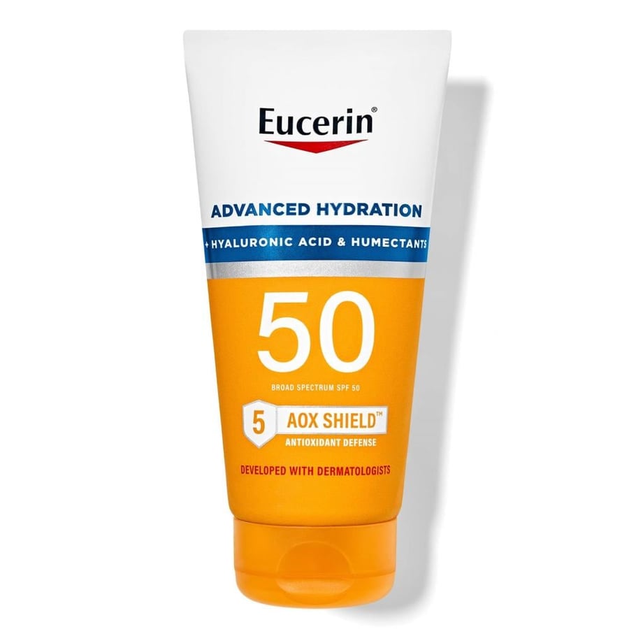 لوشن يوسيرين أدفانسد هايدريشن واقي شمس SPF50 بحجم 150 مل
