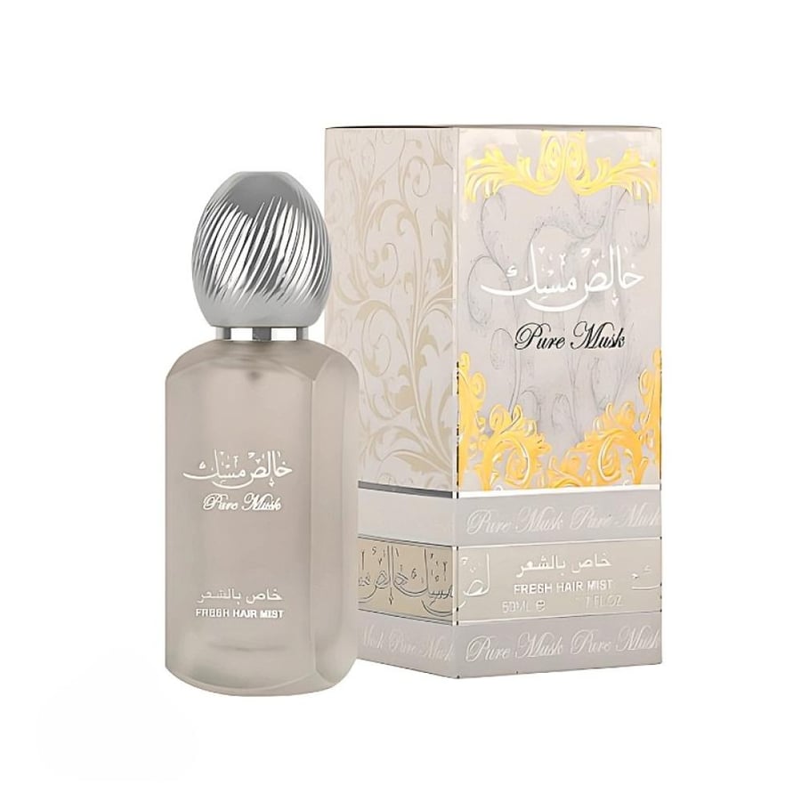 عطر خالص مسك من لطافة للشعر للنساء او دي بارفيوم - 50 مل