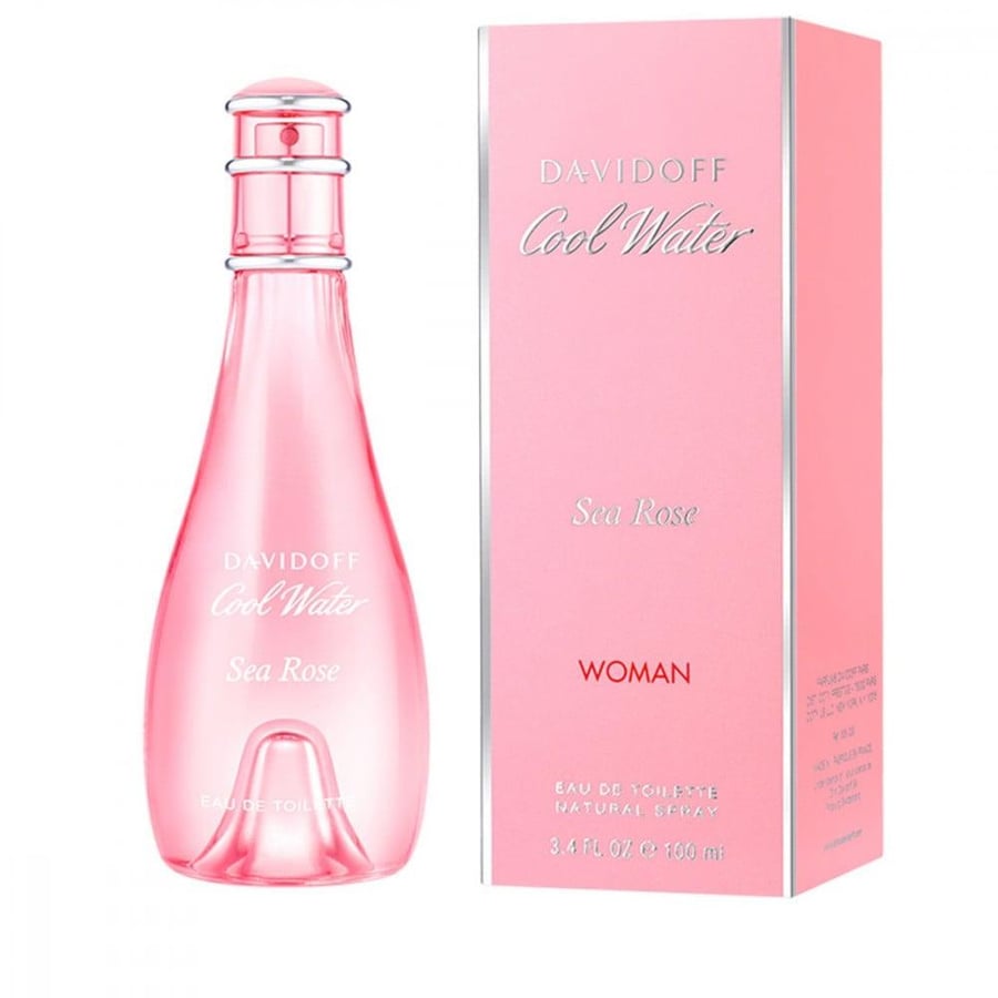 عطر دافيدوف كول ووتر سي روز النسائي تواليت 100مل