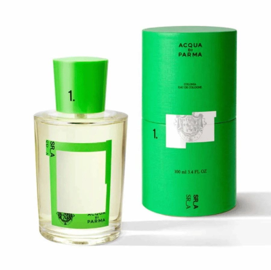 عطر أكوا دي بارما كولونيا إصدار محدود أخضر للجنسين أو دو كولون 100 مل قابل لإعادة التعبئة